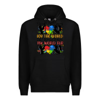 Black ı would not change you autism Premium Hoodie - MaliasSmallBusiness