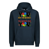Navy ı would not change you autism Premium Hoodie - MaliasSmallBusiness