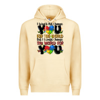 Pina Colada ı would not change you autism Premium Hoodie - MaliasSmallBusiness