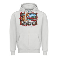 Dove Grey all i want for christmas is a horse  with farm Zipper Hoodie - RanaPortraitStore