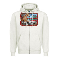 Oatmeal Heather all i want for christmas is a horse  with farm Zipper Hoodie - RanaPortraitStore