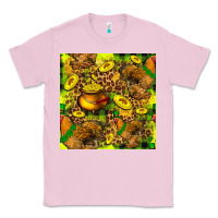 Bubblegum Pink St. Patrick's Chicken With Pot Of Gold Classic Tee - FaDigitalArtStudio