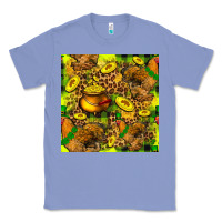 Colony Blue St. Patrick's Chicken With Pot Of Gold Classic Tee - FaDigitalArtStudio