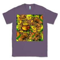 Lavender St. Patrick's Chicken With Pot Of Gold Classic Tee - FaDigitalArtStudio