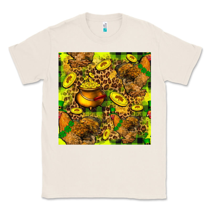 St. Patrick's Chicken With Pot Of Gold Classic Tee by FaDigitalArtStudio | Teevron