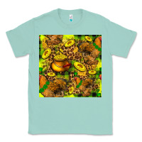 Seafoam St. Patrick's Chicken With Pot Of Gold Classic Tee - FaDigitalArtStudio