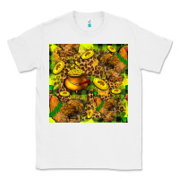White St. Patrick's Chicken With Pot Of Gold Classic Tee - FaDigitalArtStudio