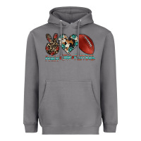 Storm peace love football Heavyweight Hoodie - CowhideDigitalArt
