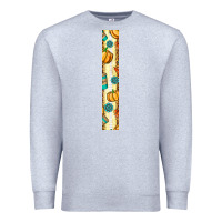 Heather Grey pumpkin caffee Premium Sweatshirt - BundleAndBundleShop