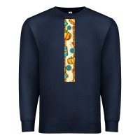 Navy pumpkin caffee Premium Sweatshirt - BundleAndBundleShop