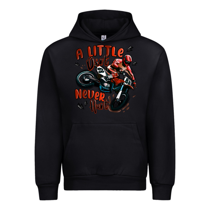 A Little Dirt Never Hurt Dirt Bike Urban Hoodie by MaliasSmallBusiness | Teevron