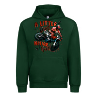 Forest Green a little dirt never hurt dirt bike Urban Hoodie - MaliasSmallBusiness