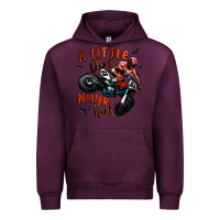 Mauve Wine a little dirt never hurt dirt bike Urban Hoodie - MaliasSmallBusiness
