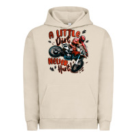 Pigment French Oak a little dirt never hurt dirt bike Urban Hoodie - MaliasSmallBusiness