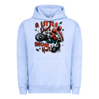 Pigment Grape Ice a little dirt never hurt dirt bike Urban Hoodie - MaliasSmallBusiness