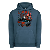 Pigment Midnight Navy a little dirt never hurt dirt bike Urban Hoodie - MaliasSmallBusiness