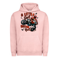 Pigment Salmon a little dirt never hurt dirt bike Urban Hoodie - MaliasSmallBusiness