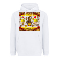 White softball gnome Heavyweight Hoodie - HRA Design Shop