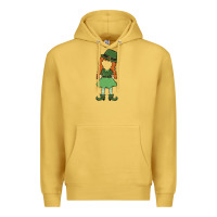 Antique Gold leprechaun girl faceless Premium Hoodie - MaliasSmallBusiness