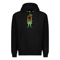 Black leprechaun girl faceless Premium Hoodie - MaliasSmallBusiness