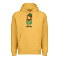 Mustard leprechaun girl faceless Premium Hoodie - MaliasSmallBusiness