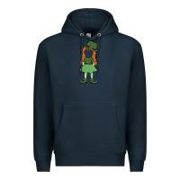 Navy leprechaun girl faceless Premium Hoodie - MaliasSmallBusiness