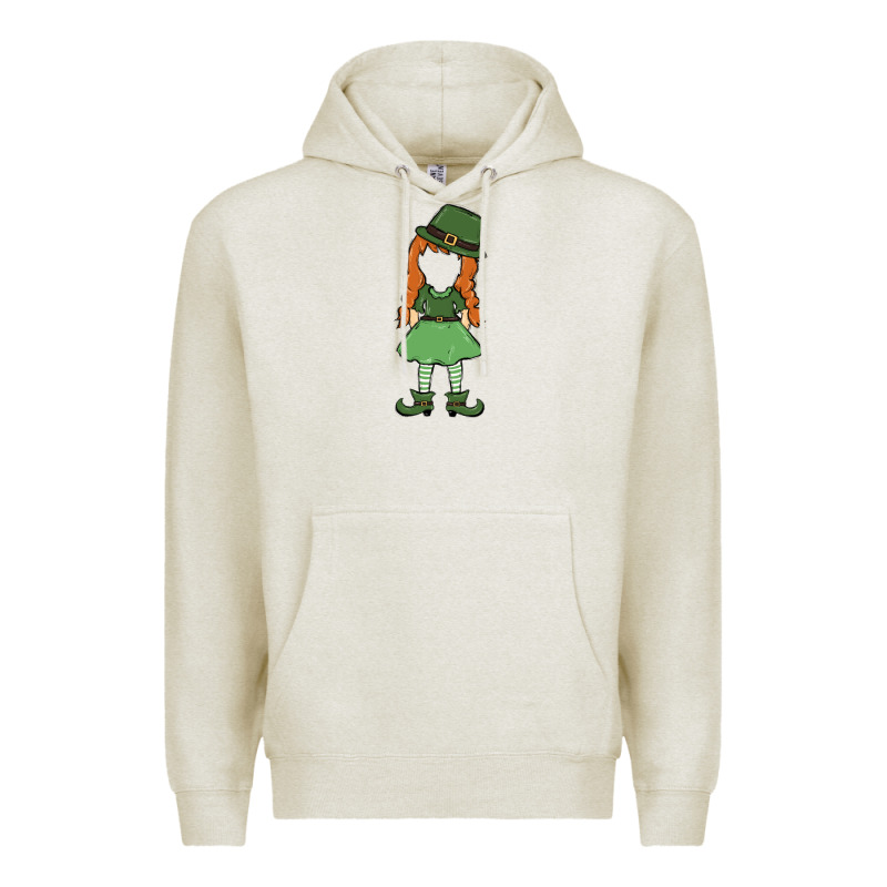 Leprechaun Girl Faceless Premium Hoodie by MaliasSmallBusiness | Teevron