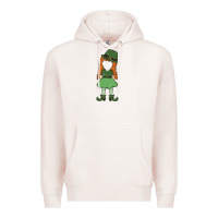 Pale Pink leprechaun girl faceless Premium Hoodie - MaliasSmallBusiness