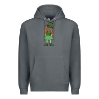 Rock leprechaun girl faceless Premium Hoodie - MaliasSmallBusiness