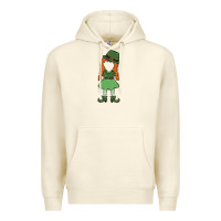 Sandshell leprechaun girl faceless Premium Hoodie - MaliasSmallBusiness