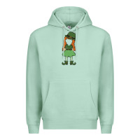 Seafoam leprechaun girl faceless Premium Hoodie - MaliasSmallBusiness