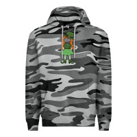 Slate Camo leprechaun girl faceless Premium Hoodie - MaliasSmallBusiness