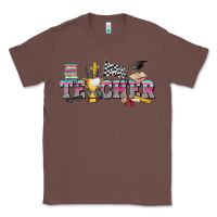 Chestnut race with teacher Classic Tee - texasbilliewilder