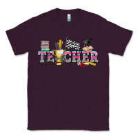 Plum race with teacher Classic Tee - texasbilliewilder