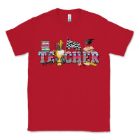 Red race with teacher Classic Tee - texasbilliewilder