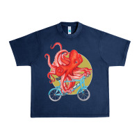 Navy Cycling octopus Urban Heavy Tee - Bettercallsaul
