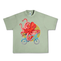 Oil Green Cycling octopus Urban Heavy Tee - Bettercallsaul