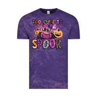 Cloud Purple wicked cute too cute to spook Vintage Tee - BarkalooDesign