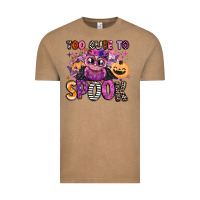 Vintage Coffee wicked cute too cute to spook Vintage Tee - BarkalooDesign