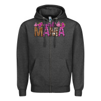 Charcoal Heather girl mama tbw Zipper Hoodie - texasbilliewilder