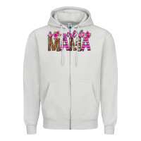 Dove Grey girl mama tbw Zipper Hoodie - texasbilliewilder