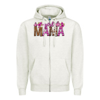Oatmeal Heather girl mama tbw Zipper Hoodie - texasbilliewilder