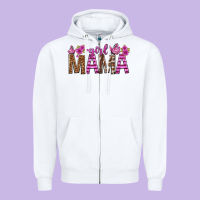 Girl Mama Tbw Zipper Hoodie Designed By Texasbilliewilder