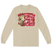 Mushroom Valentine's day you moo ve me charolais cow Long Sleeve Tee - RanaPortraitStore