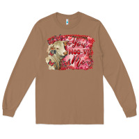 Toasted Coconut Valentine's day you moo ve me charolais cow Long Sleeve Tee - RanaPortraitStore
