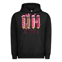 Pigment Black valentine's day teacher life pencils Urban Hoodie - MaliasSmallBusiness