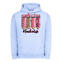 Pigment Grape Ice valentine's day teacher life pencils Urban Hoodie - MaliasSmallBusiness