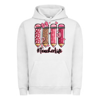 Pigment Lunar Rock valentine's day teacher life pencils Urban Hoodie - MaliasSmallBusiness