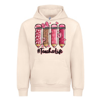 Sandshell valentine's day teacher life pencils Urban Hoodie - MaliasSmallBusiness