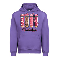 Tulip valentine's day teacher life pencils Urban Hoodie - MaliasSmallBusiness
